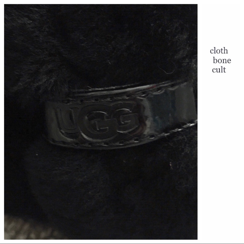 ✨New✨ UGG Black Fuzz Yeah Birkenstock-Style SLIDES - Picture 6 of 16